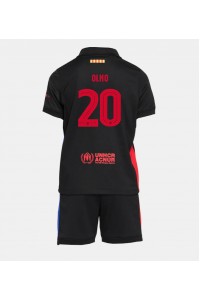 Barcelona Dani Olmo #20 Babytruitje Uit tenue Kind 2024-25 Korte Mouw (+ Korte broeken)